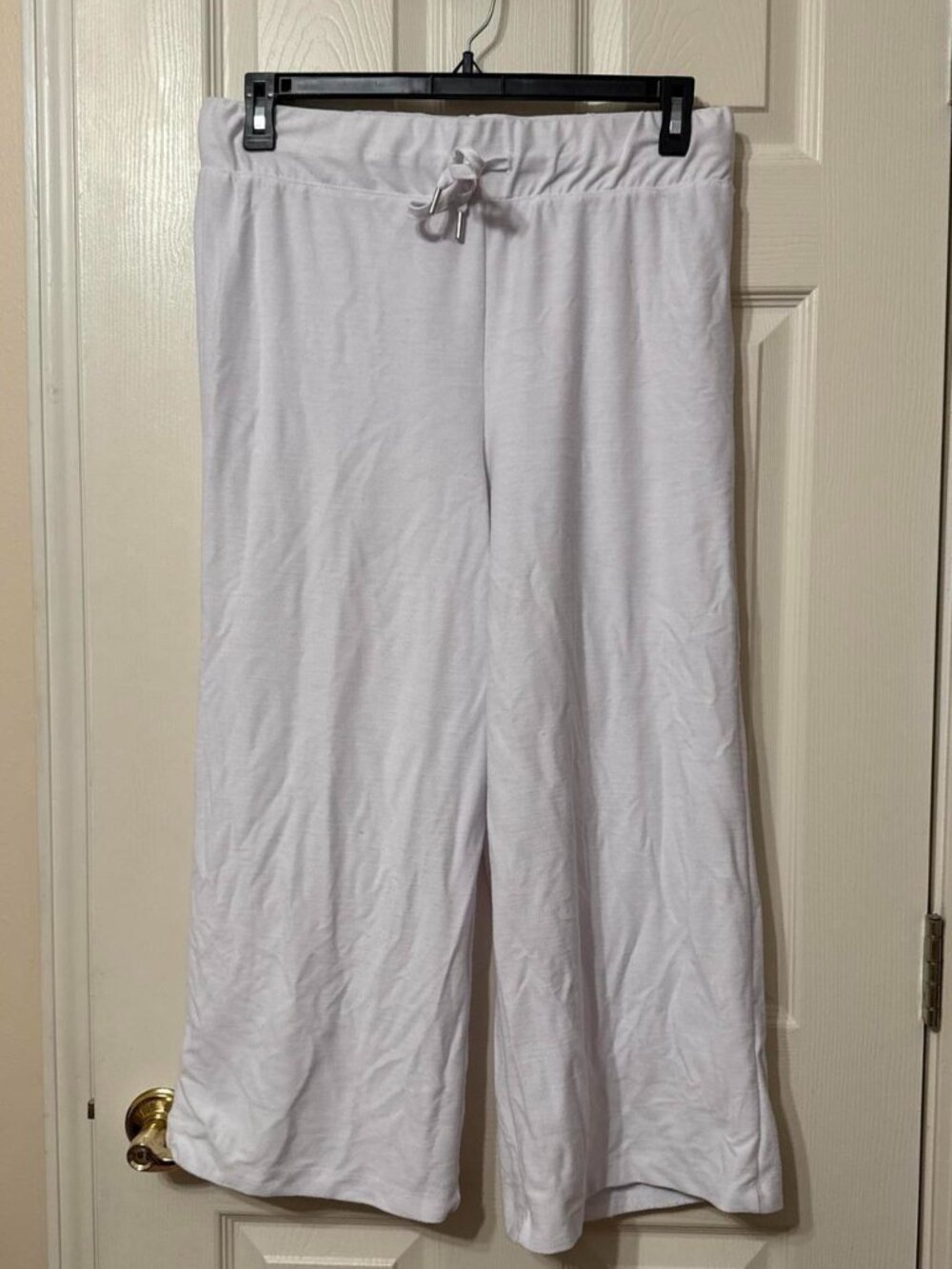 KINESIS high waisted white pants